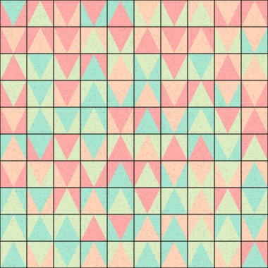 Soyut Geometrik Desen Üretken hesaplama sanatı, vektör illüstrasyonu