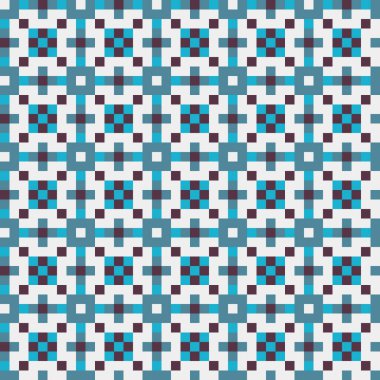 Soyut çapraz desenli üretken hesaplama sanatı çizimi