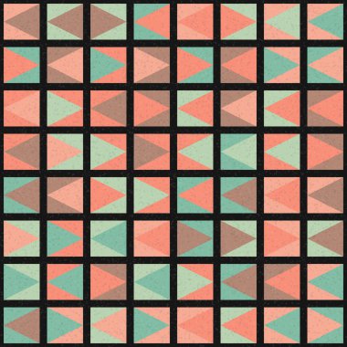 Üretken hesaplama dokusuna sahip soyut geometrik desen