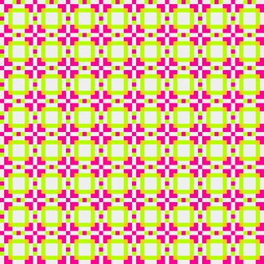 Üretken hesaplama dokusuna sahip soyut geometrik desen