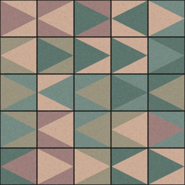 Soyut Geometrik Desen Üretken hesaplama sanatı, vektör illüstrasyonu