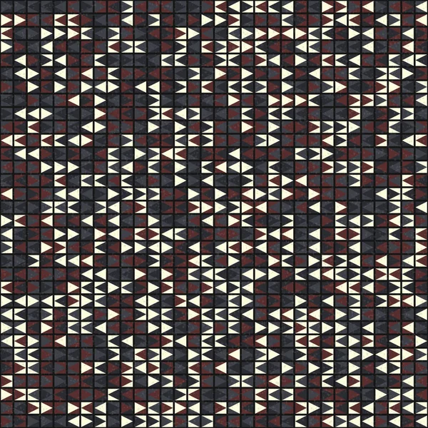 Abstrakt Geometrisk Mönster Generativ Beräkningskonst Vektorillustration — Stock vektor