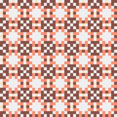 Soyut çapraz desenli üretken hesaplama sanatı çizimi