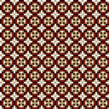 Soyut Çapraz Kusursuz Desensiz Desen vektör çizimi  