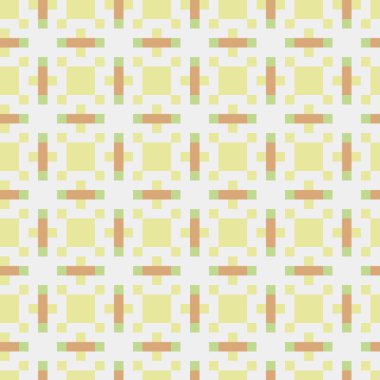 Soyut çapraz desenli üretken hesaplama sanatı çizimi