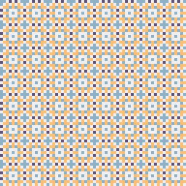 Soyut çapraz desenli üretken hesaplama sanatı çizimi