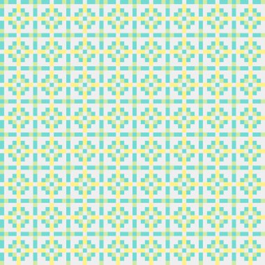 Soyut çapraz desenli üretken hesaplama sanatı çizimi