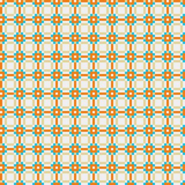 Soyut çapraz desenli üretken hesaplama sanatı çizimi