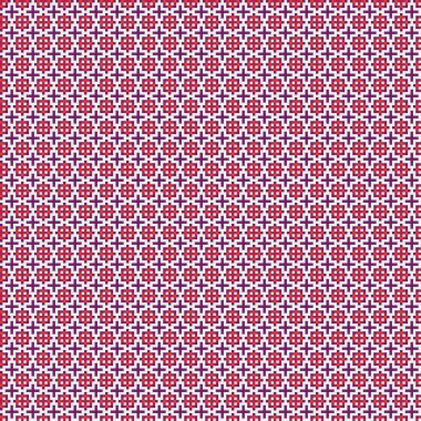 Soyut çapraz desen, üretken hesaplama vektörü illüstrasyonu