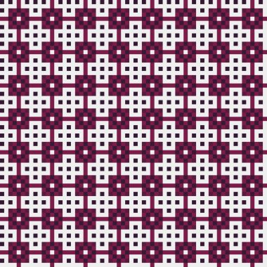 Soyut çapraz desen, üretken hesaplama vektörü illüstrasyonu