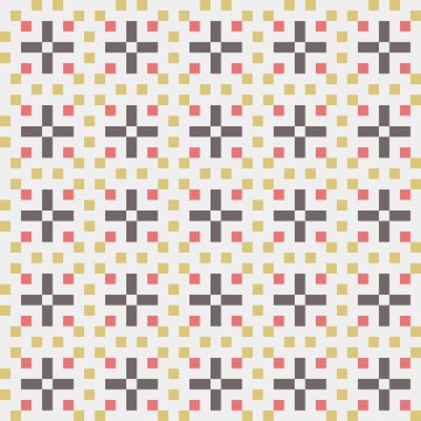 Soyut çapraz desenli üretken hesaplama sanatı çizimi