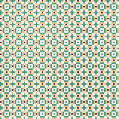 Soyut çapraz desenli üretken hesaplama sanatı çizimi