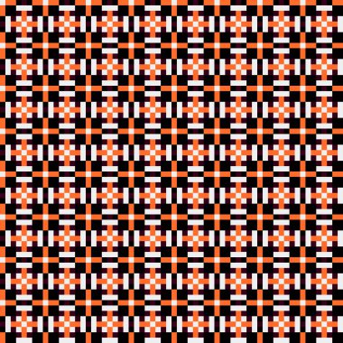 Soyut çapraz desenli üretken hesaplama sanatı çizimi