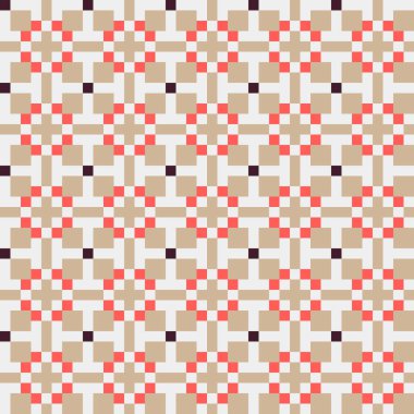 Soyut çapraz desen, üretken hesaplama vektörü illüstrasyonu