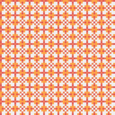 Soyut çapraz desen, üretken hesaplama vektörü illüstrasyonu