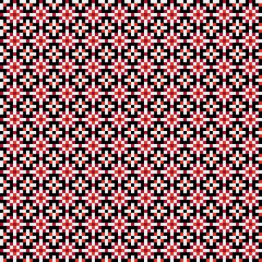 Soyut çapraz desenli üretken hesaplama sanatı çizimi