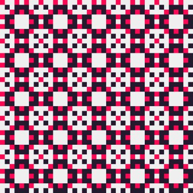 Soyut çapraz desenli üretken hesaplama sanatı çizimi