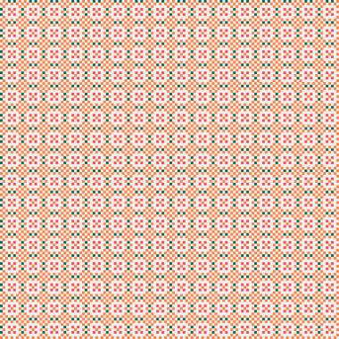 Soyut çapraz desenli üretken hesaplama sanatı çizimi