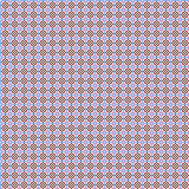 Soyut çapraz desenli üretken hesaplama sanatı çizimi