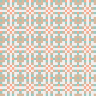 Soyut çapraz desenli üretken hesaplama sanatı çizimi