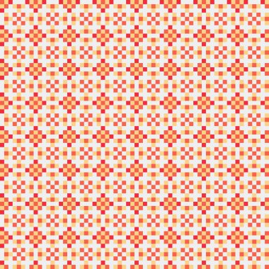 Soyut çapraz desenli üretken hesaplama sanatı çizimi