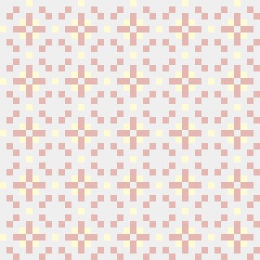 Soyut çapraz desenli üretken hesaplama sanatı çizimi