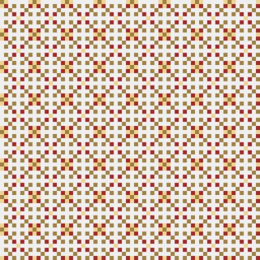 Soyut çapraz desenli üretken hesaplama sanatı çizimi