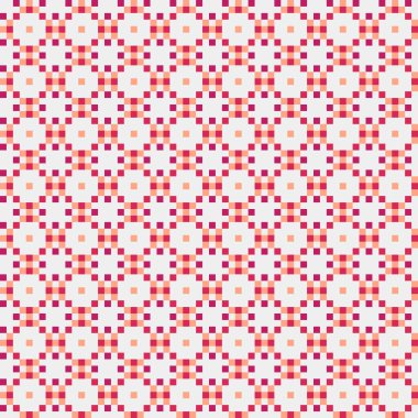 Soyut çapraz desenli üretken hesaplama sanatı çizimi