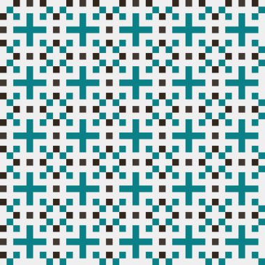 Soyut çapraz desen, üretken hesaplama vektörü illüstrasyonu