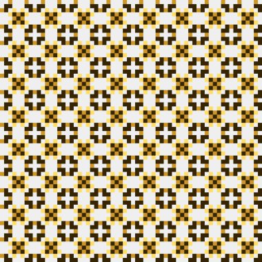 Soyut çapraz desenli üretken hesaplama sanatı çizimi