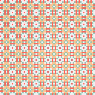 Soyut çapraz desen, üretken hesaplama vektörü illüstrasyonu