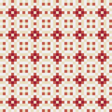 Soyut çapraz desen, üretken hesaplama vektörü illüstrasyonu