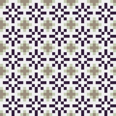 Soyut çapraz desenli üretken hesaplama sanatı çizimi