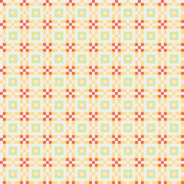 Soyut çapraz desen, üretken hesaplama vektörü illüstrasyonu