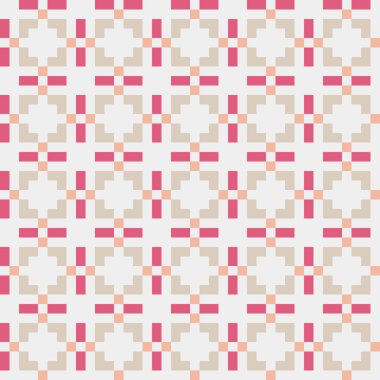 Soyut çapraz desenli üretken hesaplama sanatı çizimi