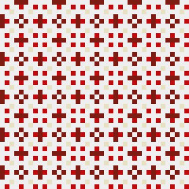 Soyut çapraz desenli üretken hesaplama sanatı çizimi