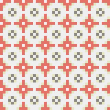 Soyut çapraz desen, üretken hesaplama vektörü illüstrasyonu