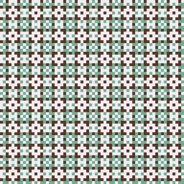 Soyut çapraz desenli üretken hesaplama sanatı çizimi