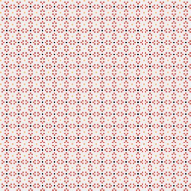 Soyut çapraz desenli üretken hesaplama sanatı çizimi