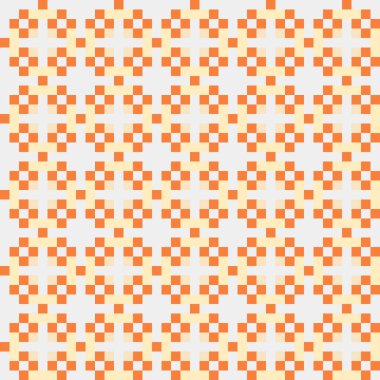 Soyut çapraz desenli üretken hesaplama sanatı çizimi