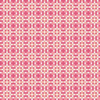 Soyut çapraz desenli üretken hesaplama sanatı çizimi