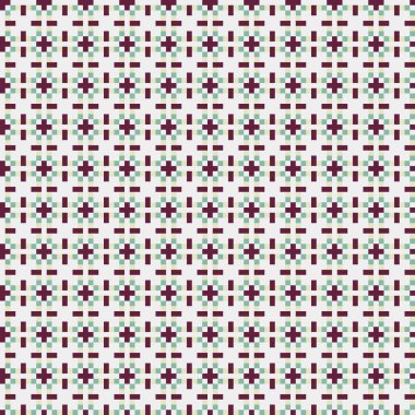 Soyut çapraz desenli üretken hesaplama sanatı çizimi