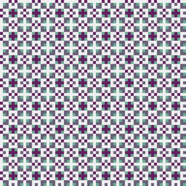 Soyut çapraz desenli üretken hesaplama sanatı çizimi