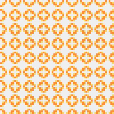 Soyut çapraz desenli üretken hesaplama sanatı çizimi