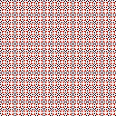 Soyut çapraz desenli üretken hesaplama sanatı çizimi