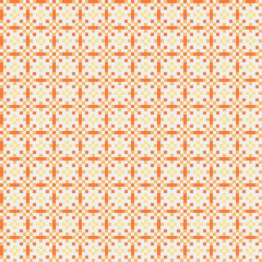 Soyut çapraz desenli üretken hesaplama sanatı çizimi