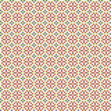 Soyut çapraz desenli üretken hesaplama sanatı çizimi