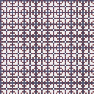 Geometrik elementler vektör illüstrasyonlu soyut desen