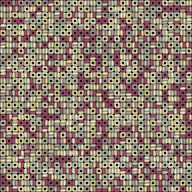 Geometrik elementler vektör illüstrasyonlu soyut desen