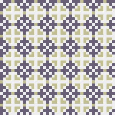 Soyut çapraz desenli üretken hesaplama sanatı çizimi